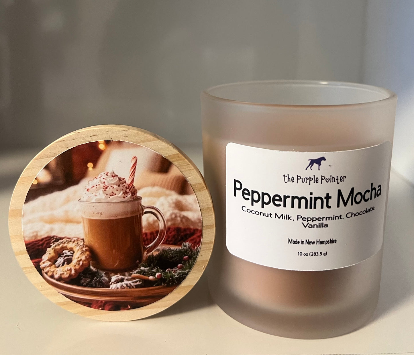 Peppermint Mocha 10 oz candle