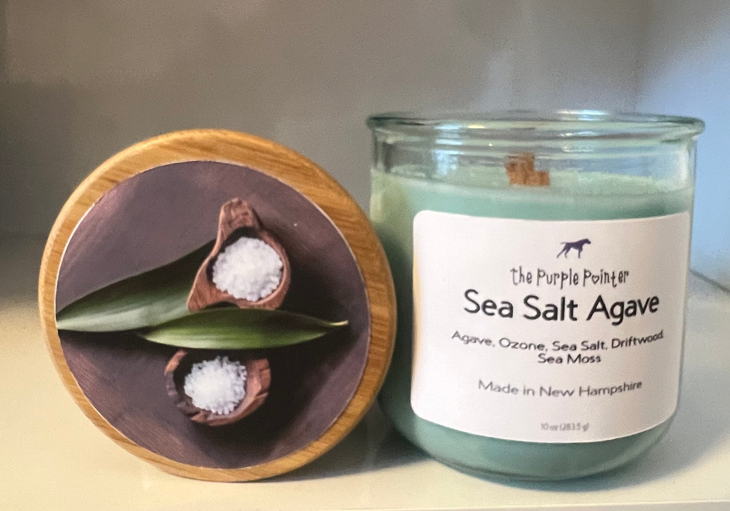 Sea Salt Agave 10 oz candle