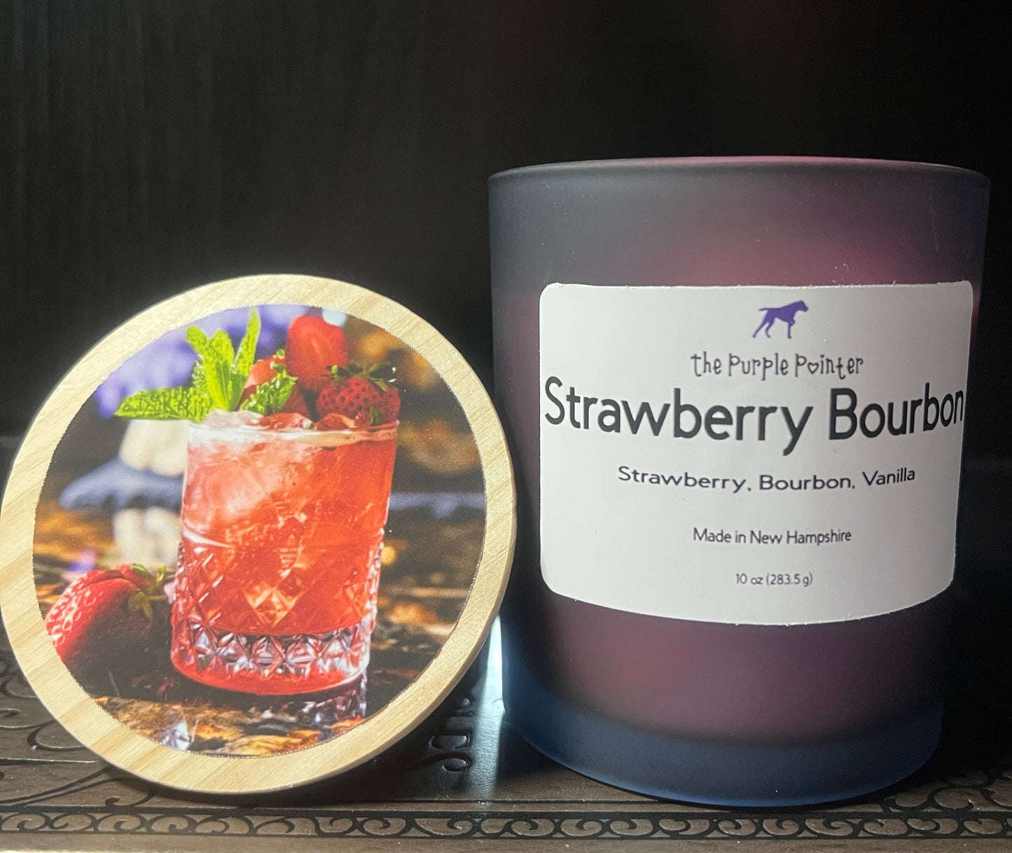 Strawberry Bourbon 10 oz candle