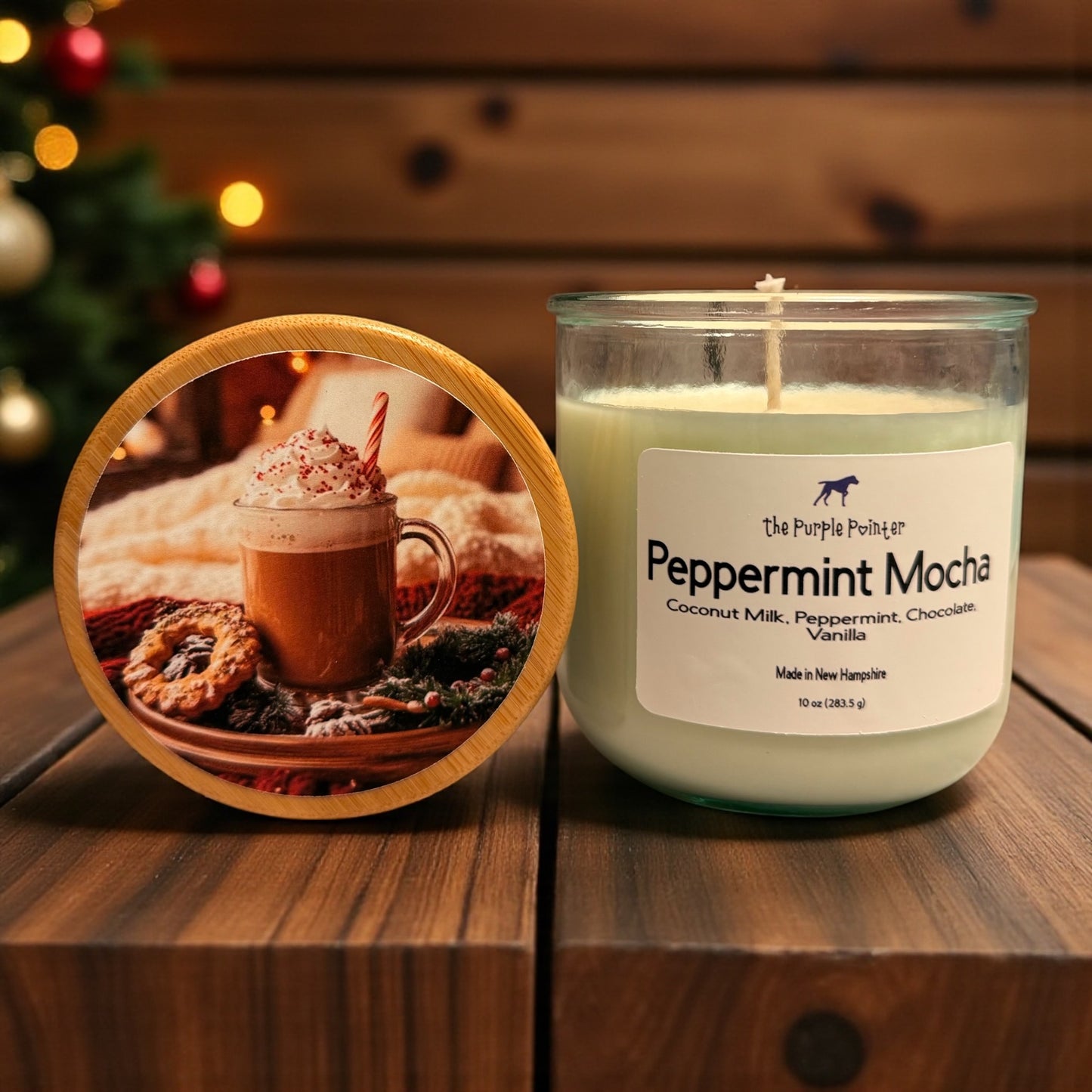 Peppermint Mocha 10 oz candle