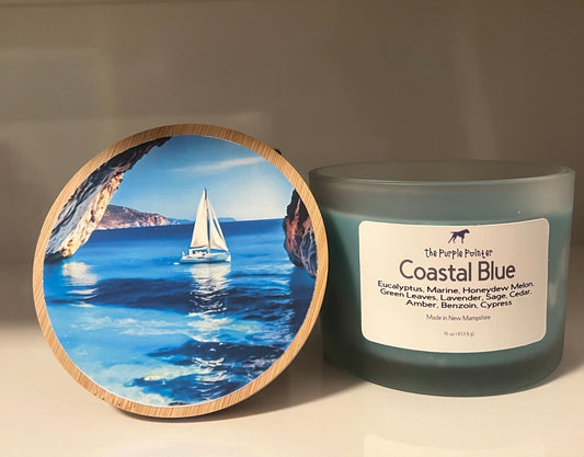 Coastal Blue 16 oz. candle