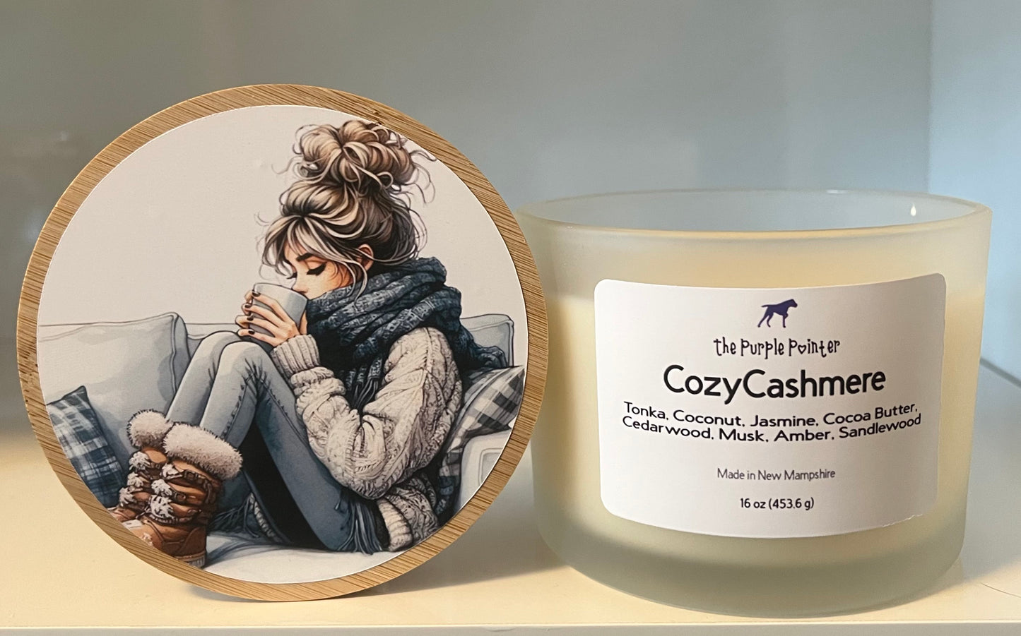 Cozy Cashmere 16 oz candle